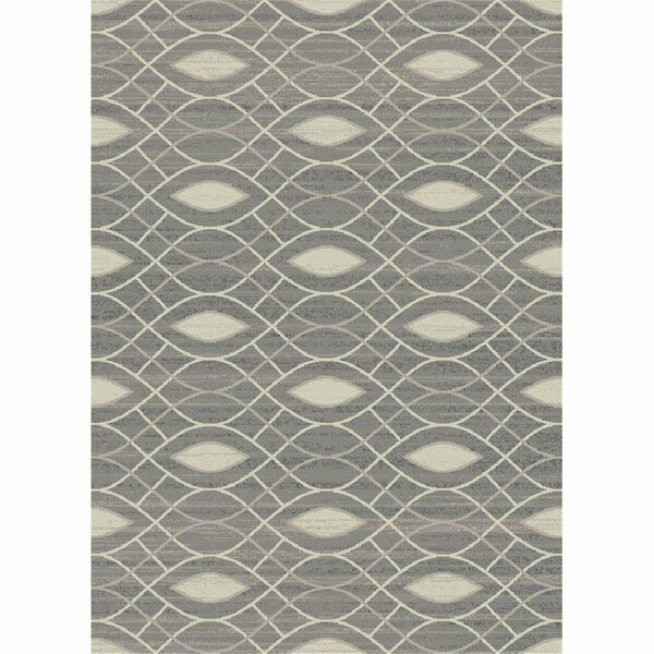 Sleep Ez 7 ft. 10 in. x 9 ft. 10 in. Galleria Serenity Area Rug, Gray SL2142957